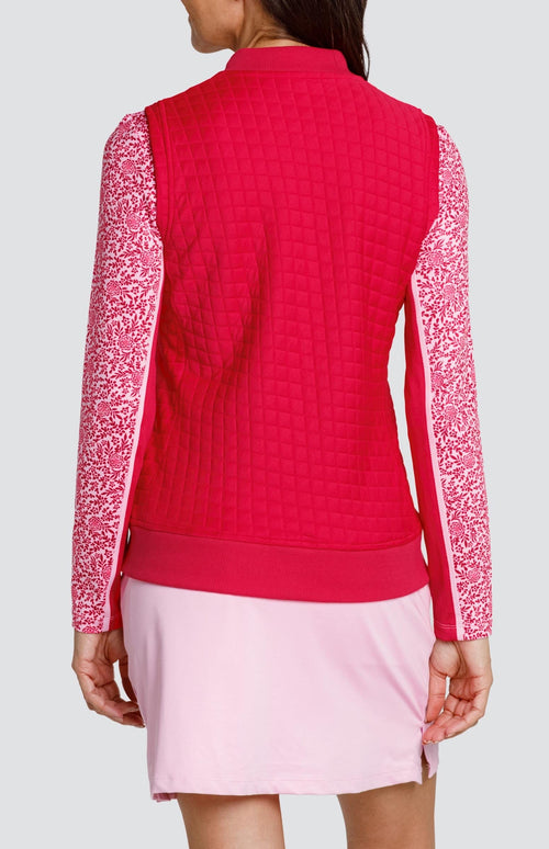 Cypress Vest - Hibiscus