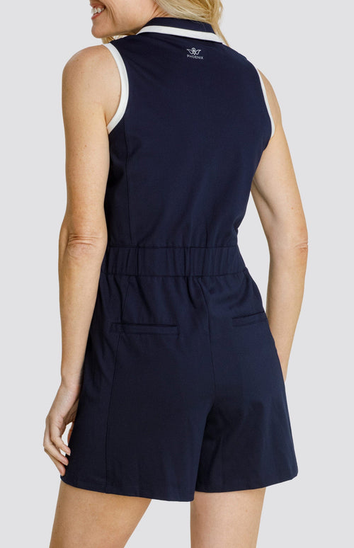 Lane 34" Romper - Night Navy