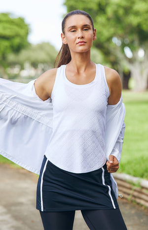 Mia Tank - Crystal Jacquard - FINAL SALE