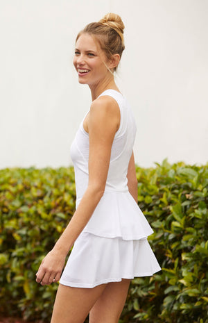Levitate 13.5" Skort - Chalk White - FINAL SALE