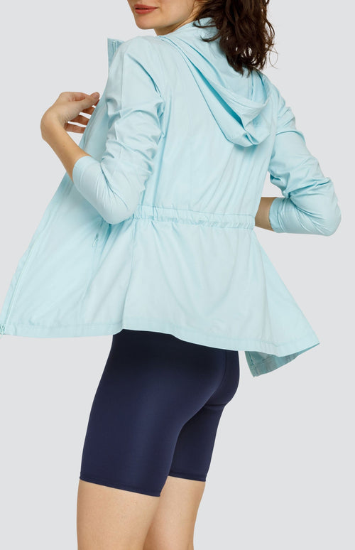 Nola Water Resistant Jacket - Blue Glow - FINAL SALE