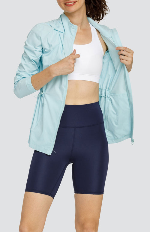 Nola Water Resistant Jacket - Blue Glow - FINAL SALE