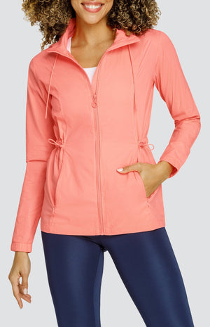 Nola Water Resistant Jacket - Melon Punch - FINAL SALE