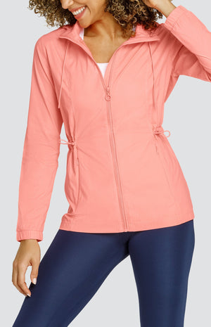 Nola Water Resistant Jacket - Melon Punch - FINAL SALE