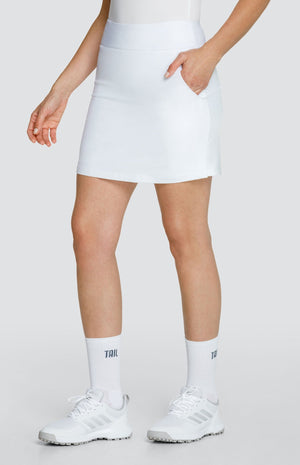 Lincoln 18" Skort - Chalk White