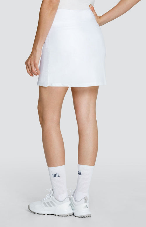 Lincoln 18" Skort - Chalk White