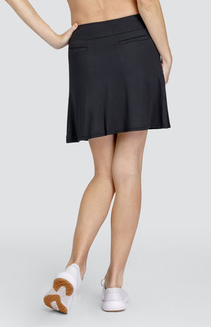 Waverly 18" Skort - Onyx Black - FINAL SALE
