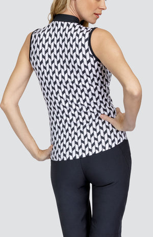 Shantelle Top - Shifted Tiles - FINAL SALE