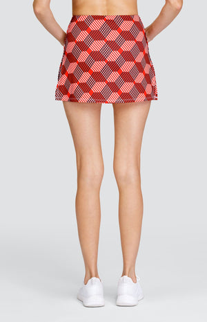 Capri 13.5" Skort - Hexagon Horizon - FINAL SALE