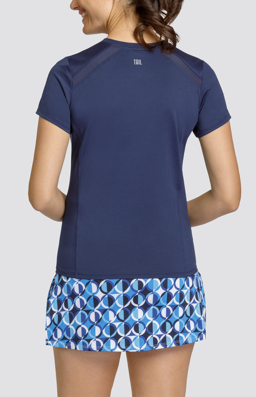 Lorenia Top - Navy Blue - FINAL SALE