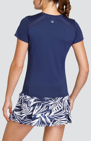 Lorenia Top - Navy Blue - FINAL SALE