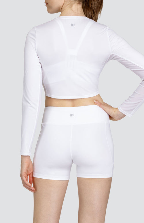 Saya Crop Top - Chalk White - FINAL SALE