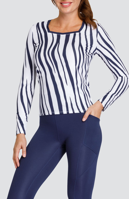 Greenwich Top - Zebra Stripes - FINAL SALE
