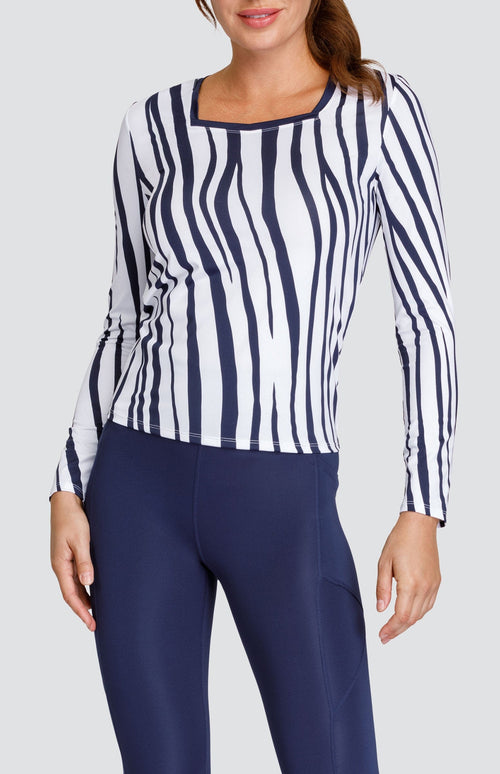 Greenwich Top - Zebra Stripes - FINAL SALE