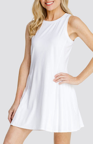 Sinaya 33" Dress - Chalk White