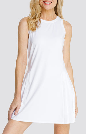 Sinaya 33" Dress - Chalk White