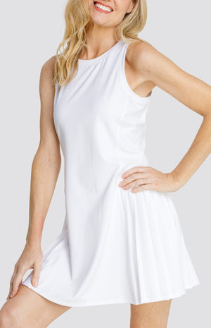 Sinaya 33" Dress - Chalk White