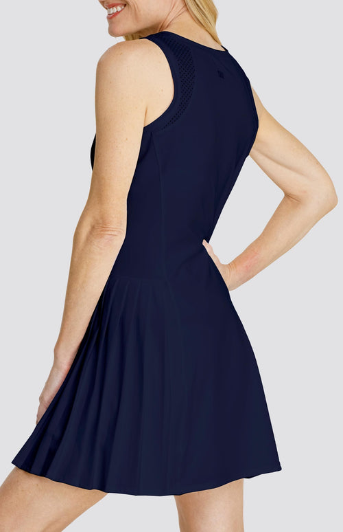Sinaya 33" Dress - Navy Blue