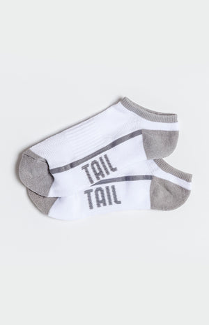 Perfect No-Show Socks - Chalk/Silver - FINAL SALE