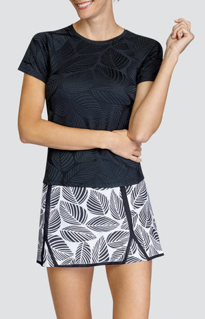 Pema Top - Fading Leaves Onyx - FINAL SALE