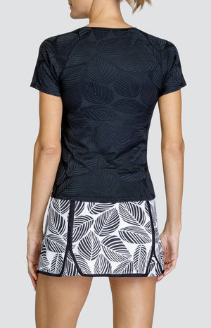 Pema Top - Fading Leaves Onyx - FINAL SALE