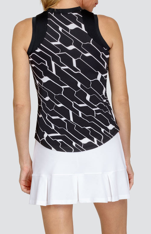 Paz Tank - Cascade Geo Onyx - FINAL SALE