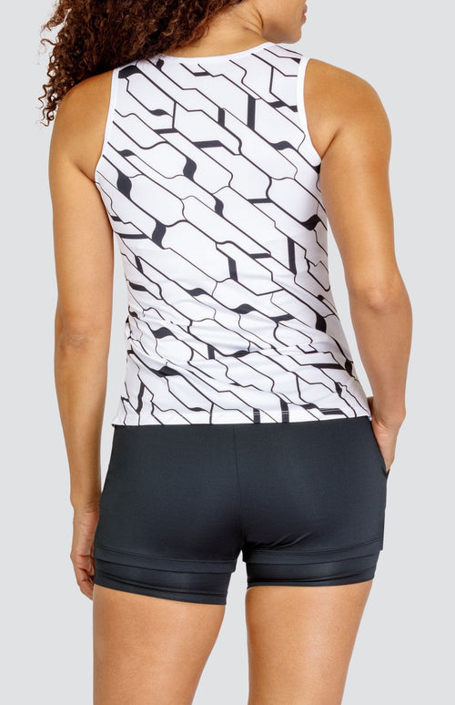 Quintana Tank - Cascade Geo Chalk - FINAL SALE
